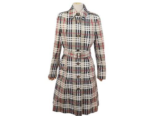 Manteau burberry trench motif - manteau,