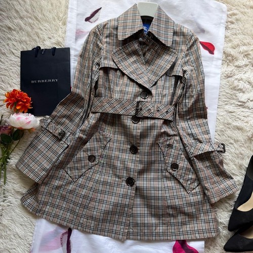 Manteau trench carreaux - manteau, à
